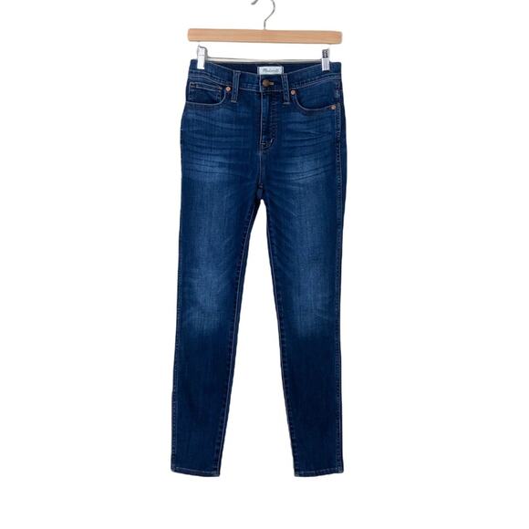 Madewell 10" High-Rise Skinny Medium Wash Size 26 - Picture 1 of 9